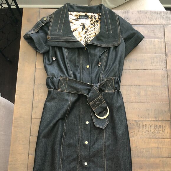Cache Contour Collection Denim Dress - Picture 6 of 7